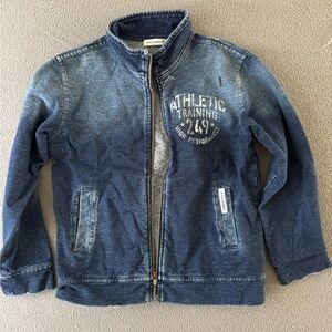 Dolce & Gabbana Kids Blue Jean Zip Up Jacket Size 5